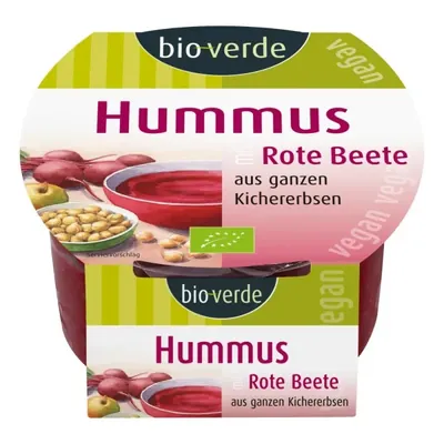 BIO - Hummus com beterraba, creme para barrar VEGAN, 150g