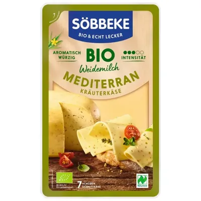 BIO - Queijo mediterrâneo, fatiado, 125g