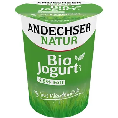 BIO - Iogurte suave Natural 3,8%, 500g Cp.