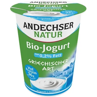 BIO - Iogurte tipo Grego 0,2%, 400g