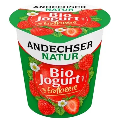 BIO - Iogurte suave Morango 3,8%, 150g